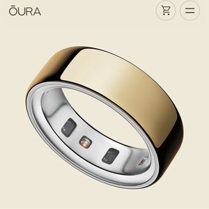 Oura 4 Gold Smart Ring BRAND NEW IN BOX